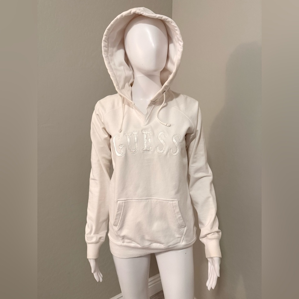 GUESS Women's Off-White Hoodie